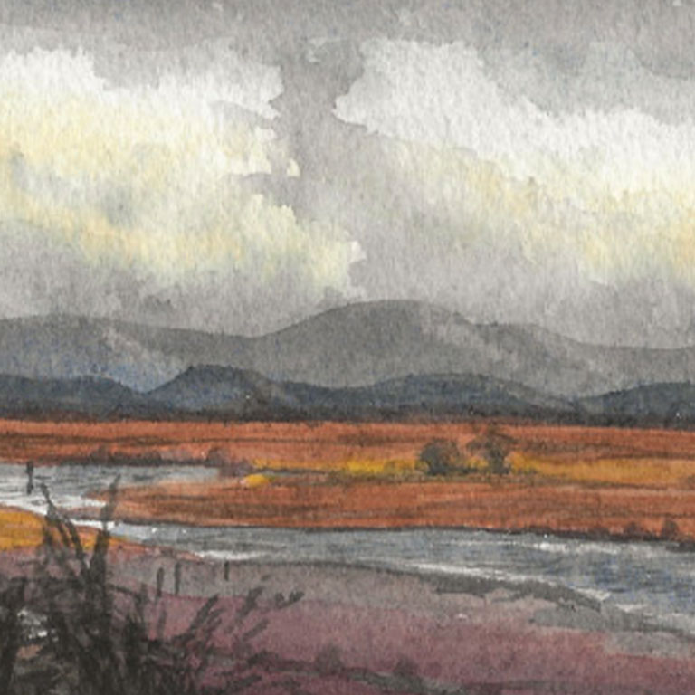 Watercolour Painting – Rannoch Moor